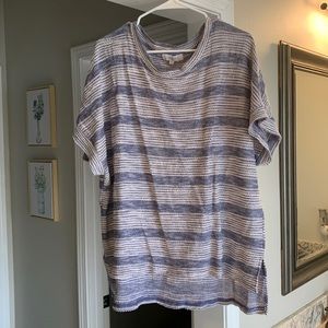 FINAL PRICE DROP Umgee top size XL. Blue and white striped